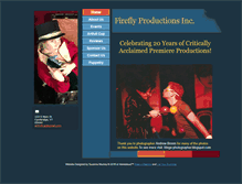 Tablet Screenshot of fireflyprod.com